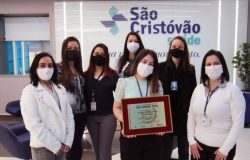 Área de Qualidade e Processo Institucional do São Cristóvão Saúde com o Selo Ouro SINASC