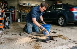 Serragem na garagem: por que este método é o favorito dos mecânicos para limpar óleo