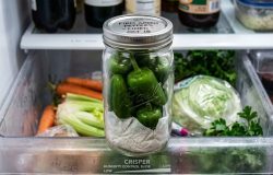 Truque simples para manter pimentas verdes frescas por mais de uma semana