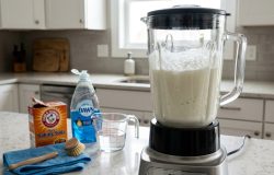 Uso de bicarbonato no liquidificador ganha espaço em rotinas de limpeza doméstica
