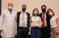 Diretor Médico Hospitalar (Dr. José Carlos Ferrari), Diretor Clínico (Dr. Fernando Barreto), Dra. Sandra Grisi, Presidente/ CEO (Valdir Ventura) e Dra. Ana Paula Scoleze Ferrer Barreto